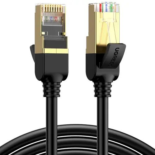 كيبل ايثرنت UGREEN CAT 7 LAN CABLE BLACK - 2M
