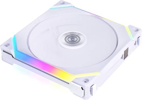 مروحة لين لي ابيض Lian Li UNI Fan SL120 V2 RGB Black Single Fan with Controller - UF-SL120V2-1B (V2) - Addressable RGB PWM Case Fan, Daisy Chainable, High Performance, 29.2 dBA 