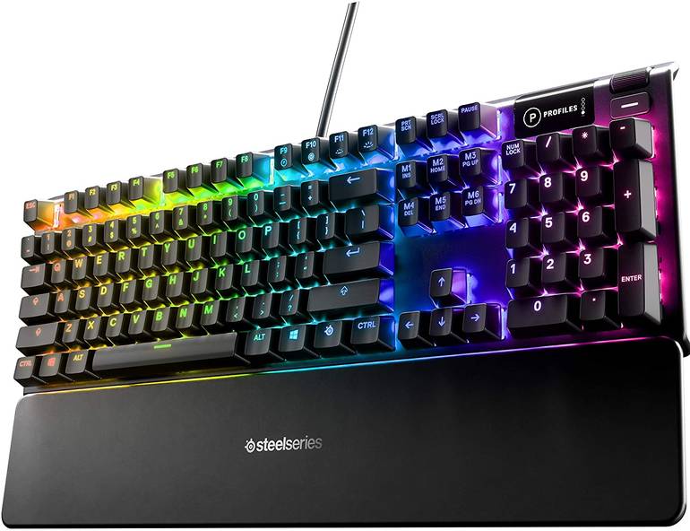 لوحة مفاتيح SteelSeries Apex 5 Hybrid Mechanical Gaming Keyboard