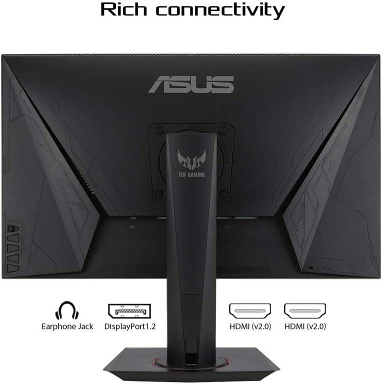 شاشة ASUS TUF Gaming VG279QM HDR Gaming Monitor (27") FullHD (1920 x 1080), Fast IPS, Overclockable 280Hz 1ms G-SYNC Compatible,  