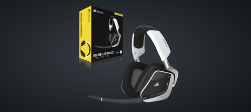 CORSAIR Void ELITE Wireless Gaming Headset Carbon سماعة من كورسير وايرليس 