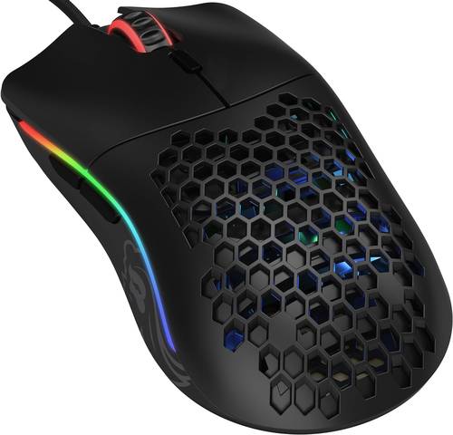 ماوس موديل او من جلوريوس (اسود غير لامع) 67 غرام USB