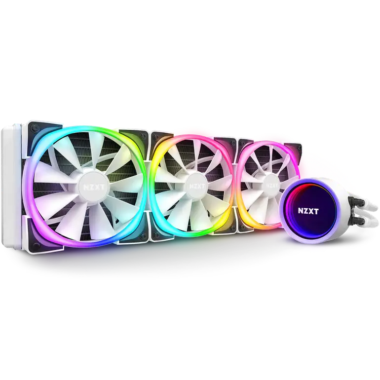 مبرد أبيض NZXT Kraken X73 RGB 360mm - RL-KRX73-RW - AIO RGB CPU Liquid Cooler White