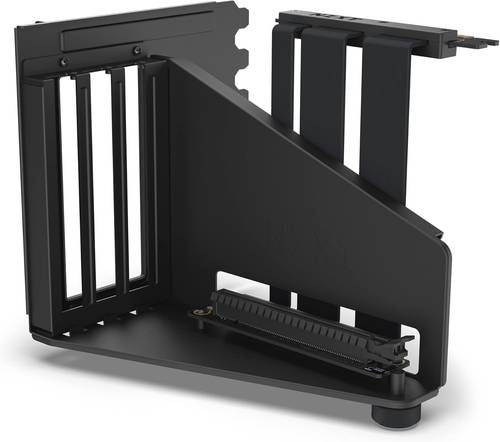 NZXT مجموعة تركيب وحدة معالجة الرسومات الجرافيكية العمودية AB-RH175-B1-175 ملم بمنفذ PCIe 4.0 × 16 - حامل وحدة معالجة الرسومات الجرافيكية - دعامة ستيل متينة - اسود