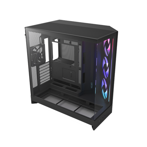 صندوق أسود NZXT H9 Flow RGB (2025) – Dual Chamber – 420mm Radiator