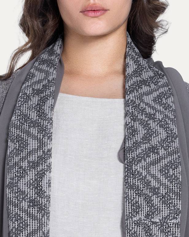Grey with Lace Bisht