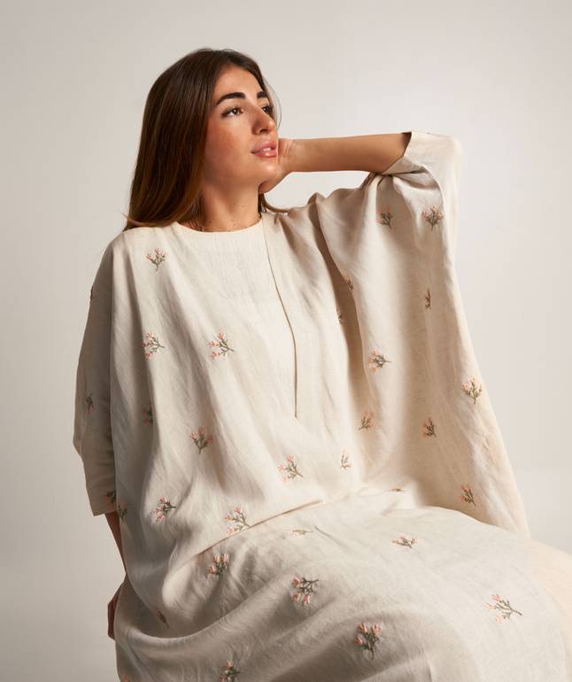 Floral Embroidery Abaya