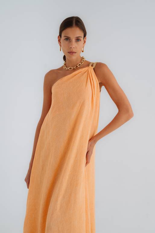 Roman Orange Dress