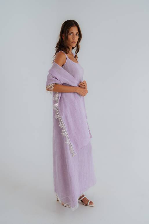Summer Dress with Scarf 