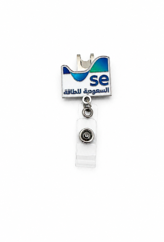 حامل بطاقة معدني السعودية للطاقة