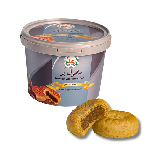 Maamoul with wheat flour Luxury , plastic pail 550 grams 