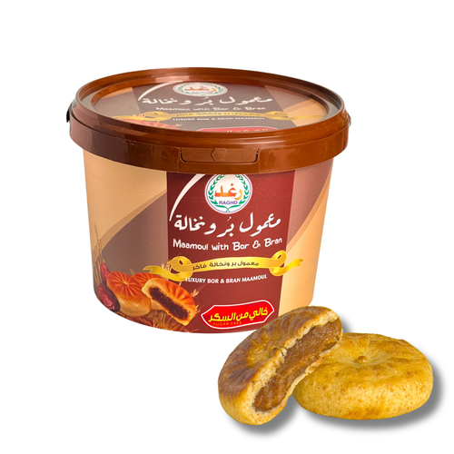 Maamoul wheat and bran luxurious free of added sugar plastic pail 550 grams