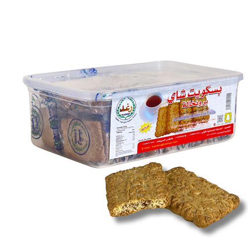 بسكويت شاي بر نخالة 