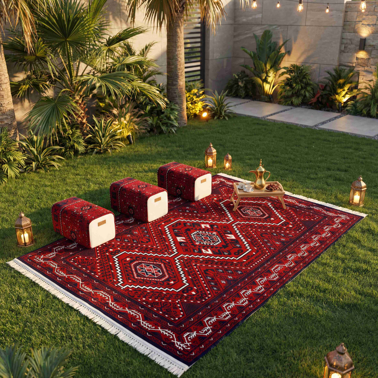 عرض السجاد الكبير + 3 مراكي مجانا  - كاشان - 230*160 - نجدية