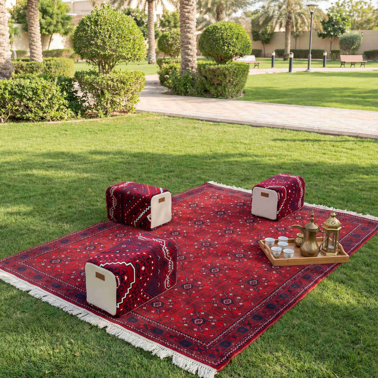 عرض السجاد الكبير + 3 مراكي مجانا  - نجدية - 200*300 - كاشان