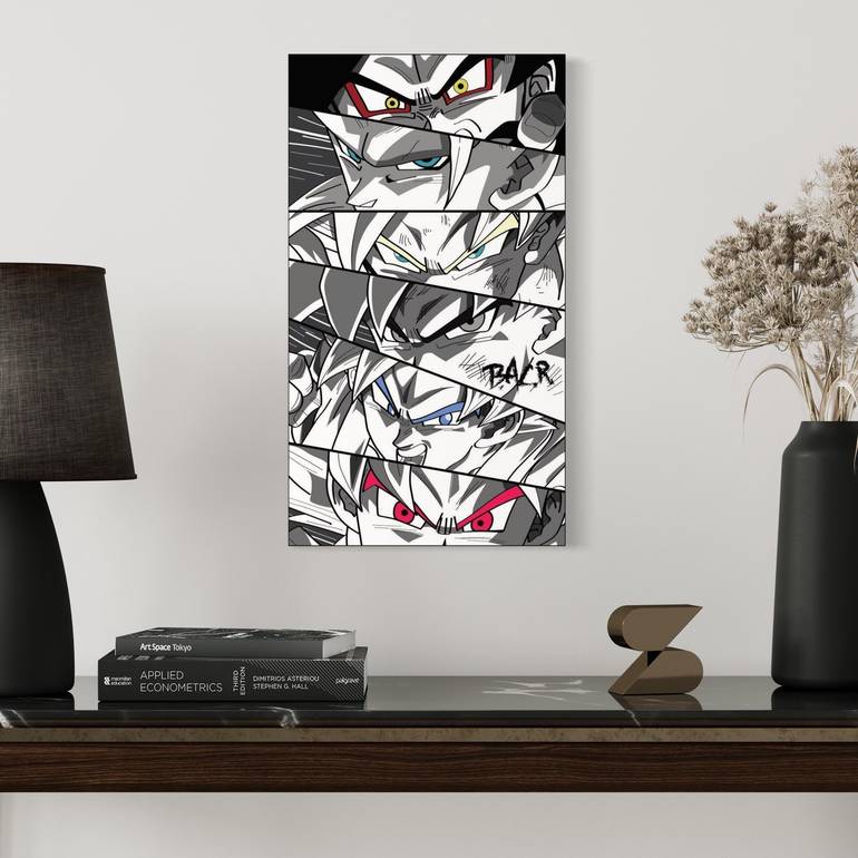 لوحه جداريه انمي بتصميم عصري
