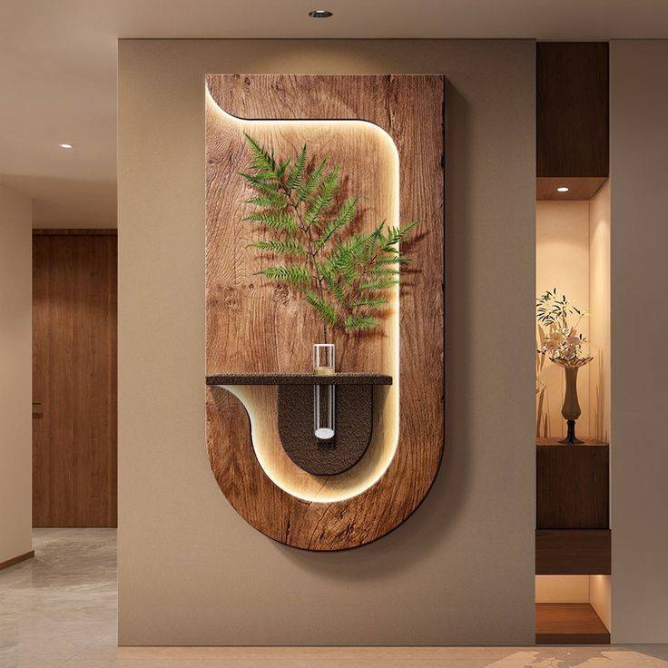تصميم جداري فاخر بطابع فني عصري