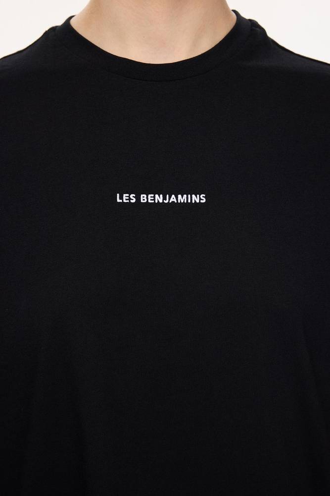 تي شيرت بأكمام قصيرة 307 - أسود - نسائي - Les Benjamins - تركي أصلي
