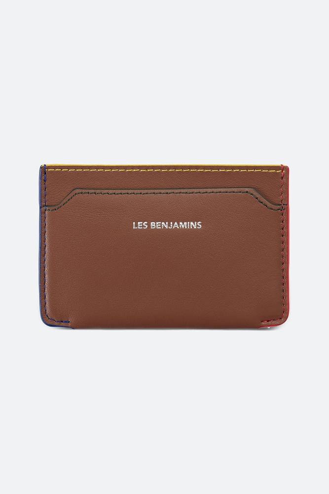 حامل بطاقات بني للجنسين Les Benjamins تركي