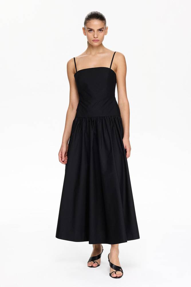  فستان 004 - أسود - نسائي - Les Benjamins - تركي أصلي