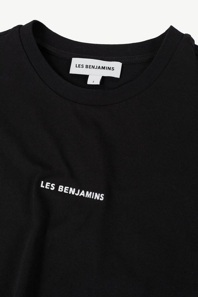 تي شيرت بأكمام قصيرة 307 - أسود - نسائي - Les Benjamins - تركي أصلي