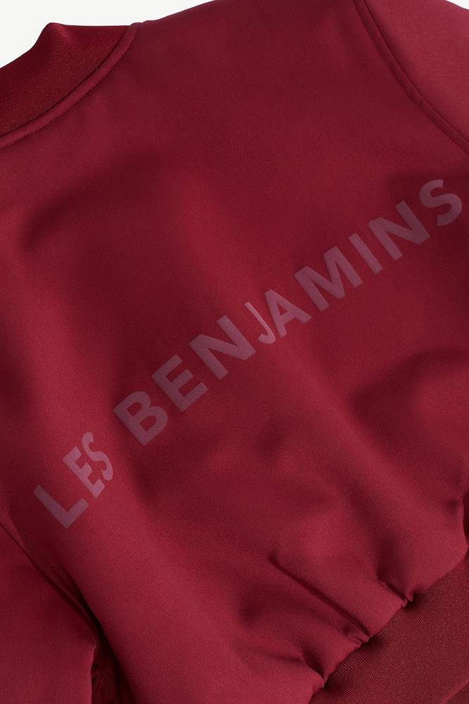 سترة بومبر - بوردو ميرلوت - نسائي - Les Benjamins - تركي أصلي