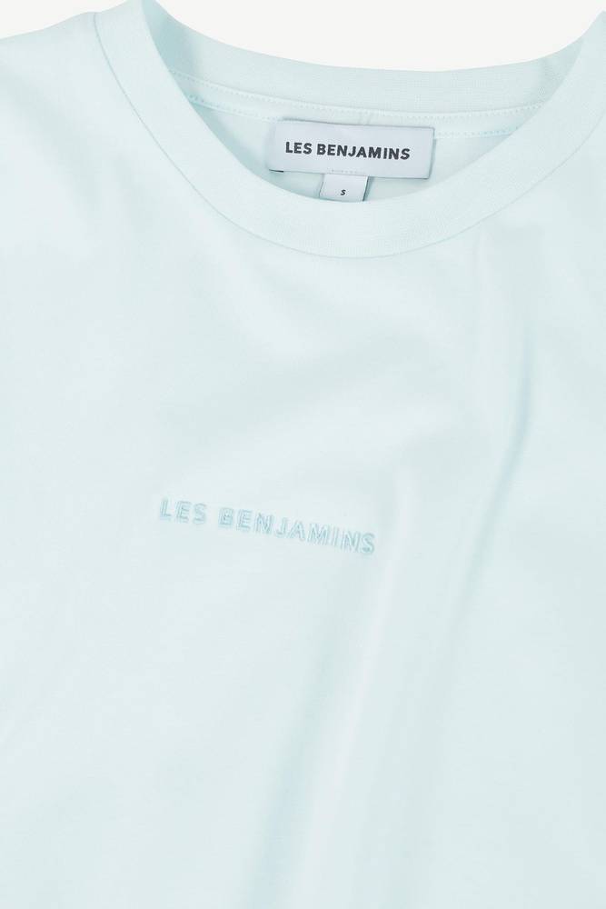 تيشيرت أزرق فاتح للجنسين Les Benjamins تركي