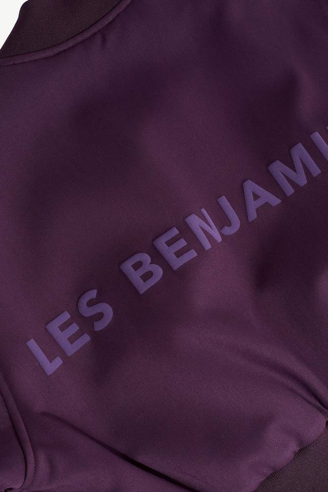 سترة قاذفة قنابل - أرجواني - نسائية - Les Benjamins - تركي أصلي