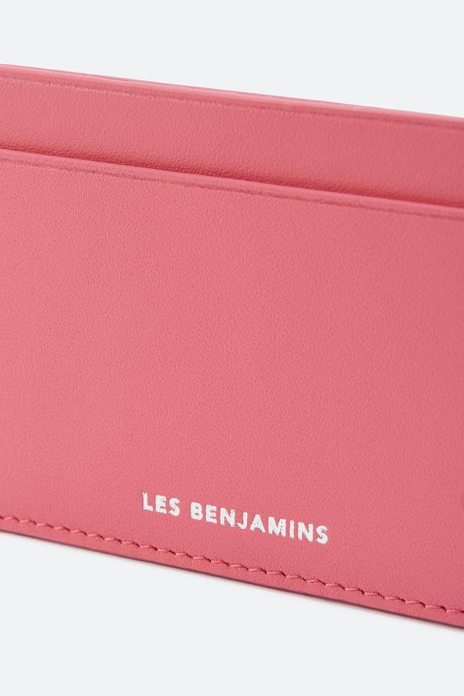 حامل بطاقات وردي Les Benjamins تركي
