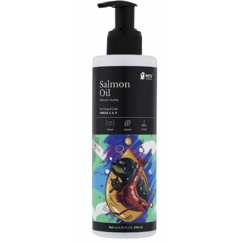 زيت السالمون غني بالاوميقا لصحة الفراء والجلد -250ml