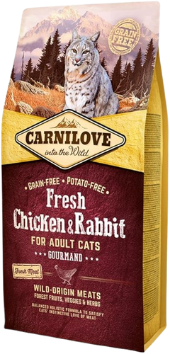 Carnilove Fresh Chicken & Rabbit Dry Food For Cats 2Kg