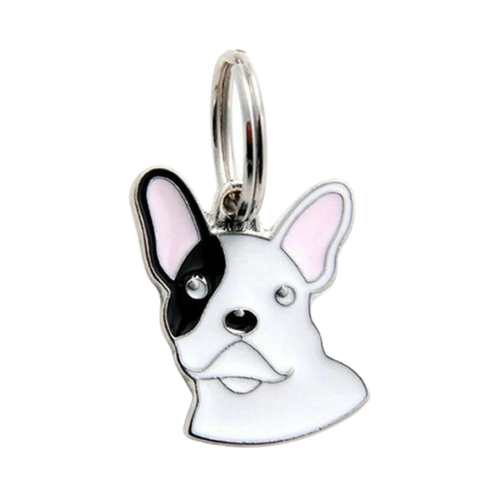 MF Tags BLACK AND WHITE FRENCH BULLDOG