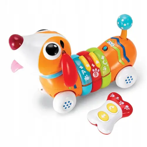 كلب Winfun يتم التحكم فيه عن بعد مع الصوت والضوء