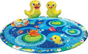 BANZAI Jr. Ducky Pond Splash Mat - مرشة للأطفال الصغار