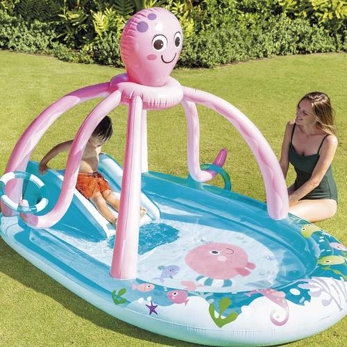 مسبح جديد ntex Friendly Octopus Play Center, Inflated Size: 2.34m x 1.83m x 1.50m