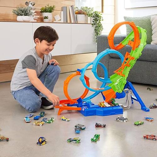 هوت ويلز Hot Wheels Action 4 Loopings Crash Danger