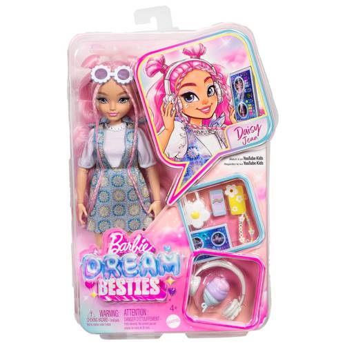 Barbie Daisy Jean Doll with Accessories in Pink, White
