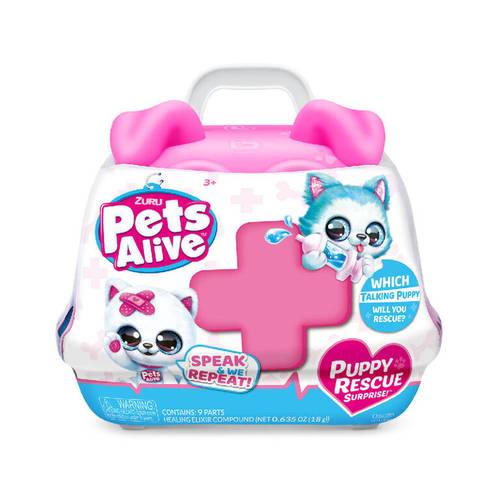 ZURU PETS ALIVE PUPPY RESCUE SURPRISE SPEAK AND REPEAT