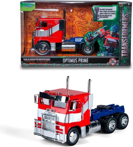 Jada Toys 253115014 - Transformers T7 Opti 8mus Prime - Transformers T7 Optimus Prime from Jada Toys in Metal, Freewheel and in Scale 1:24, From Years