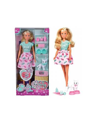 STEFFI LOVE AMANTE DEI GATTI CON ACCESSORI KITTY LOVE