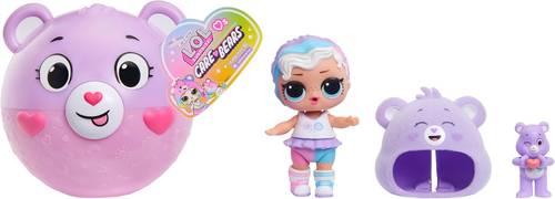 مجموعة دمى LOL Surprise Loves Care Bears Tots مع أزياء وإكسسوارات وتغليف كرات شخصية ولعبة دب صغيرة من اللباد، هدية من سلسلة قابلة للتجميع للأطفال والفتيات مع متعة فتح الصندوق المفاجئ
