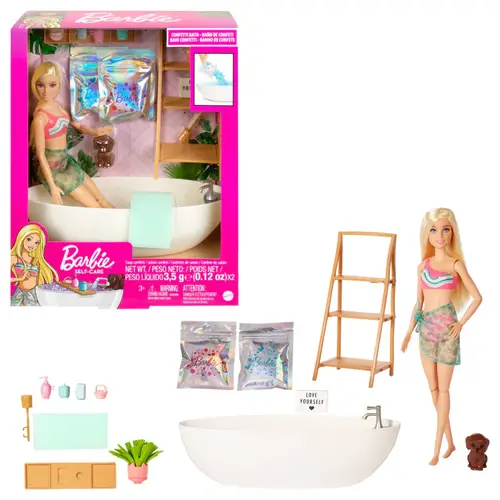 Barbie Doll & Bathtub Playset 