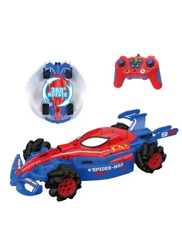سيارة سبايدرمان درفت بريموت Spiderman Remote Control Stunt Formula Drift Car