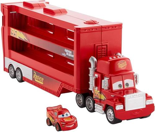 Transporter Maniek Cars Auta Tir Laweta 2w1 Mini Racer Zygzak McQueen GNW34