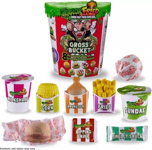 Terror Fried The Gross Bucket – Slime & 8 Figures Inside 