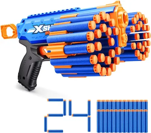  مسدس اكس شوت مع ٢٤ سهمًا