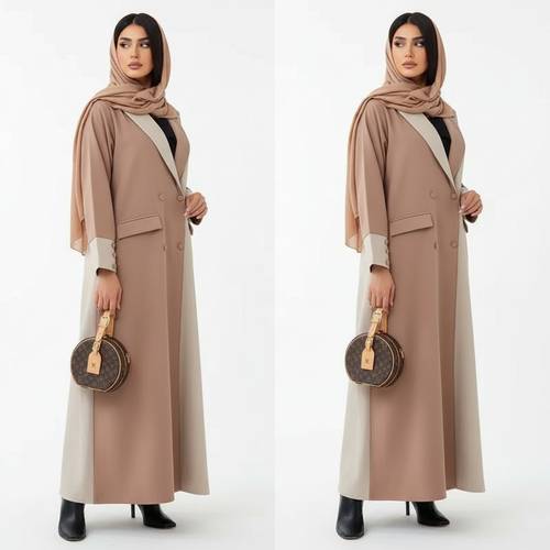 2-Toned Abaya