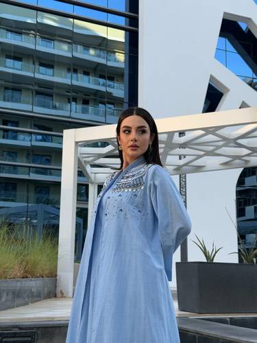 Linen Abaya with Inner Dress 4.1.2