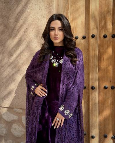 Velvet Luxury Dress- Purple