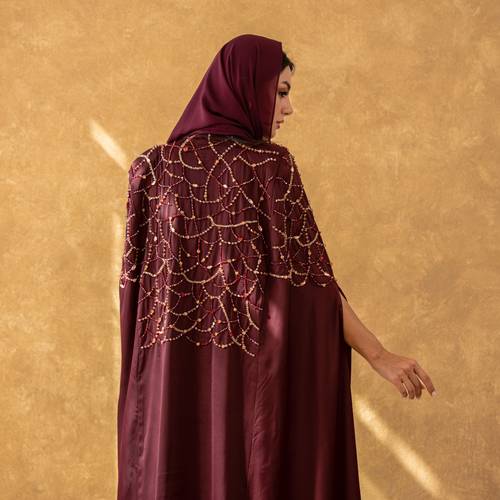 Maroon Luxury Dress